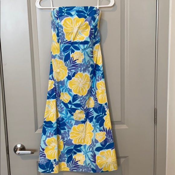 Capri Taille 4 Lilly Pulitzer - Imprimé Nassau Blu Ay Poppy, Coupe Cropped, 100% Coton, Neuf Avec étiquettes